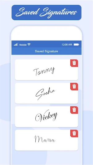 Electronic Signatures Maker Screenshot 2