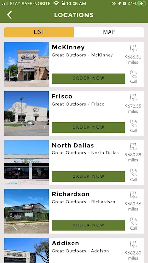 The Great Outdoors Sub Shop Screenshot 1