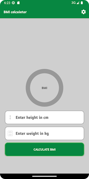 BMI Calculator Screenshot 1