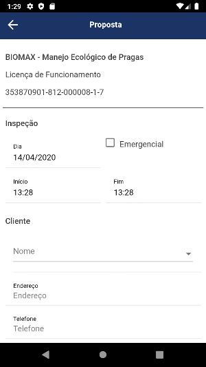 Biomax - Propostas Screenshot 2