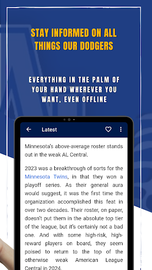 My Dodgers - LA Dodgers News Screenshot 1