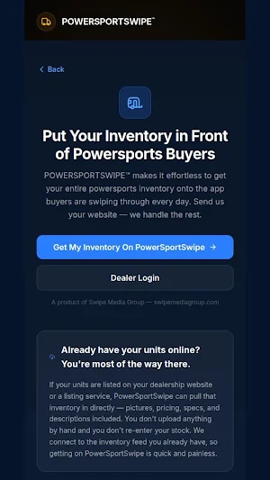 POWERSPORTSWIPE Screenshot 2