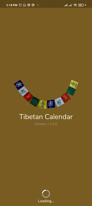 Tibetan Calendar Screenshot 0