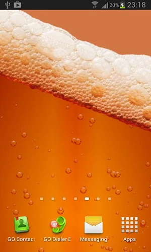 Beer & Battery level LWP Pro Screenshot 3