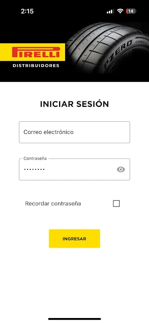Inventario Pirelli Screenshot 0