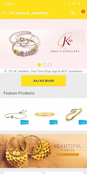 JK Gems & Jwellers Screenshot 1