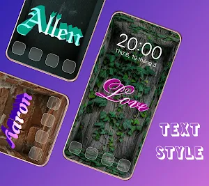 3D My Name Live Wallpaper - 3D Parallax background Screenshot 1