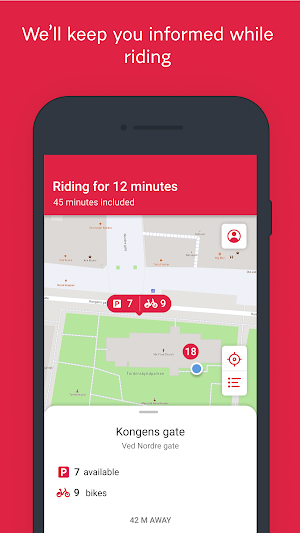 Trondheim City Bike Screenshot 1