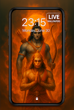 Jai Sri Ram Live Wallpapers Screenshot 2