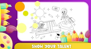 a for adley coloring game Screenshot 1