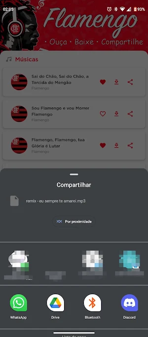 Músicas do Flamengo Screenshot 2