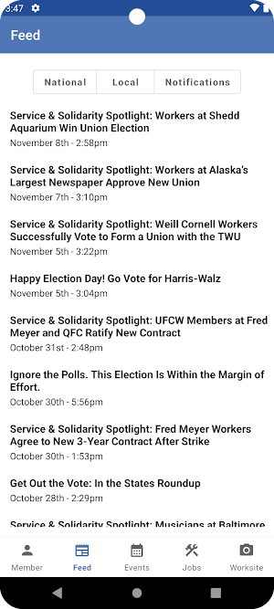 IBEW 354 Screenshot 1