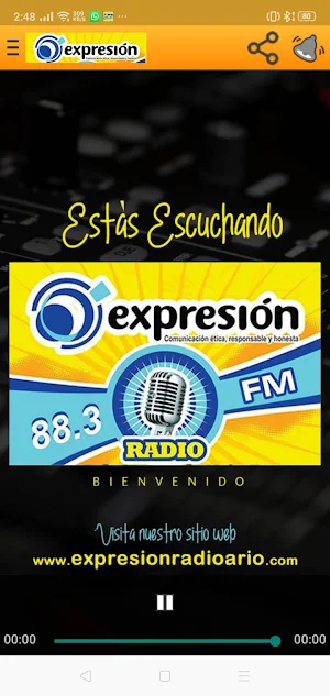 Expresión 88.3 FM Radio Screenshot 3