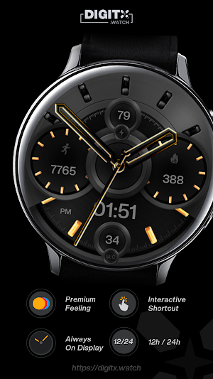 Av Seats Hybrid Watch Face Screenshot 1