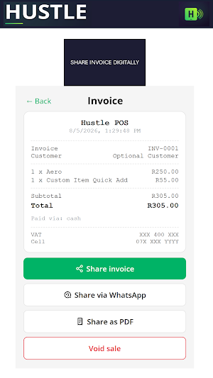 Hustle: Mobile POS Screenshot 3