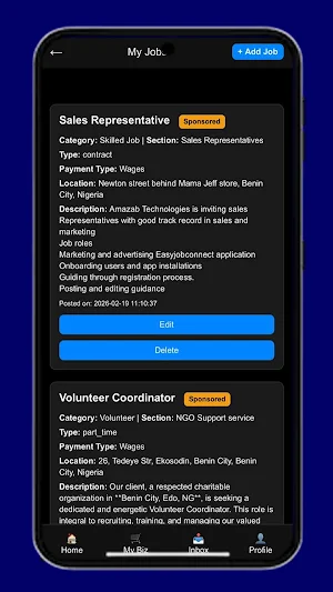 Easyjobconnect Screenshot 2
