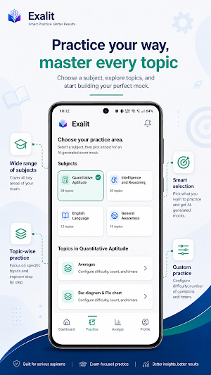 Exalit: Exam Preparation App Screenshot 1