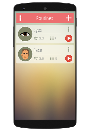 Eyes and Face Exercises Screenshot 0