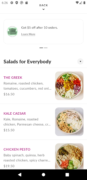 Soma Salads Screenshot 2