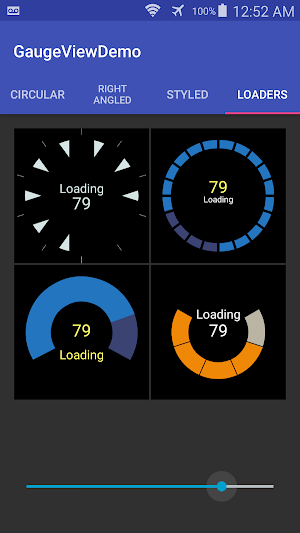 GaugeView Demo Screenshot 3