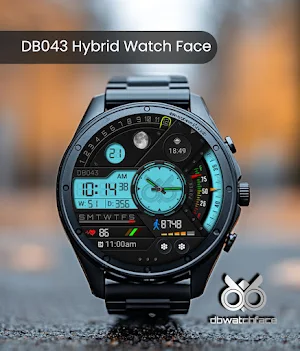DB043 Hybrid Watch Face Screenshot 1