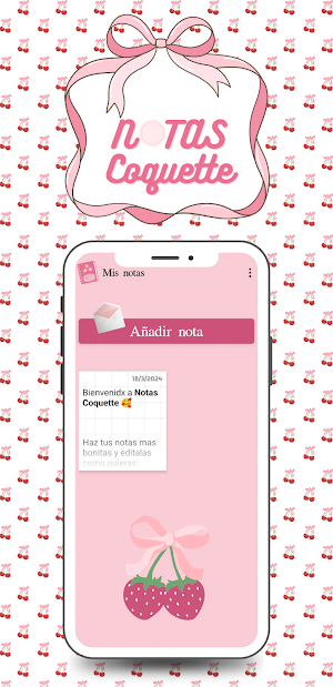 Coquette and Aesthetic Notes Screenshot 0