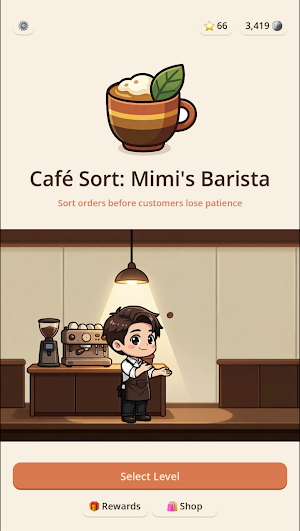 Café Sort: Mimi's Barista Screenshot 0