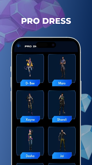 FF Diamond : View Emotes Screenshot 1
