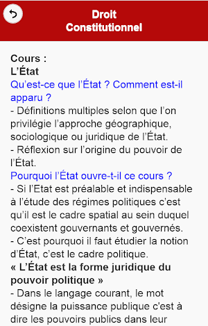 Droit Constitutionnel : Cours Screenshot 1