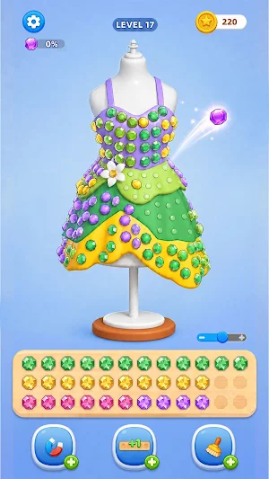 Jewel Pixel 3D: Sort Diamond Screenshot 2
