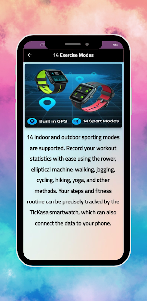 TicKasa Smartwatch guide Screenshot 2