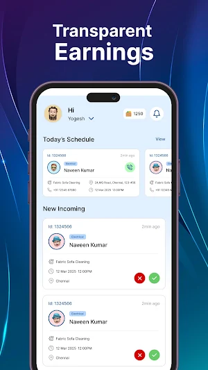 Space Service Partner Screenshot 1