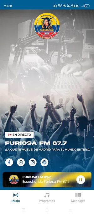 Furiosa FM 87.7 Screenshot 1