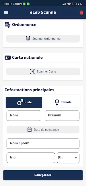 Elab scanne Screenshot 1