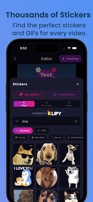 ViralCam Add Stickers to Video Screenshot 1