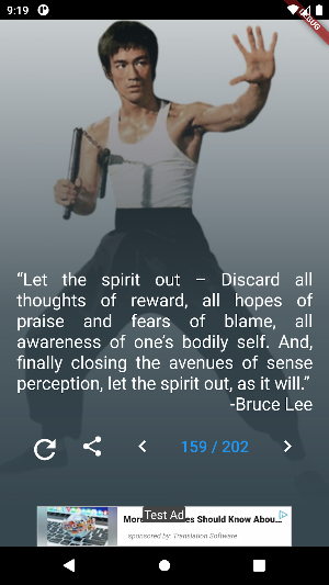 Bruce Lee Quotes Screenshot 0