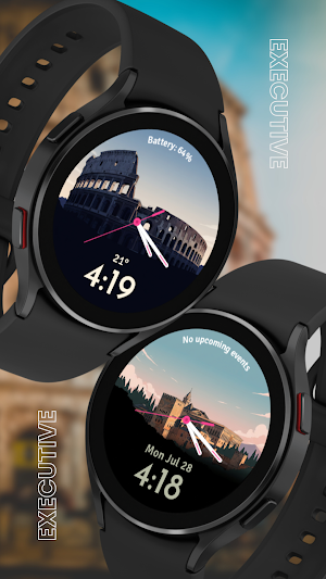 Europe: Landmarks Watch Face Screenshot 0