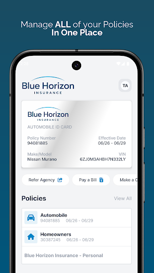 Blue Horizon Insurance Screenshot 0