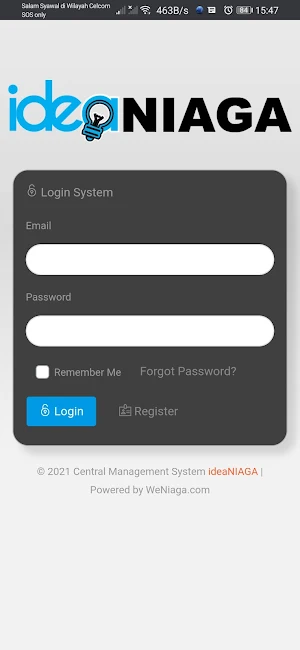 Idea Niaga System Screenshot 0