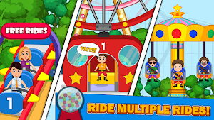 Pretend Play Theme Park: Doll House Amusement Screenshot 1