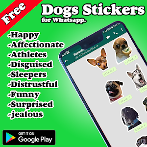 🐾 Best dogs Stickers and memes WAStickerApps 2020 Screenshot 0