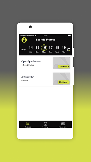 Sparkle Fitness Screenshot 1