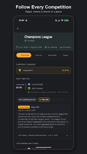 Fixtura: Sports & Esports Feed Screenshot 3
