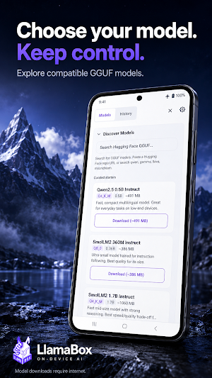 LlamaBox: Offline AI Chat Screenshot 1