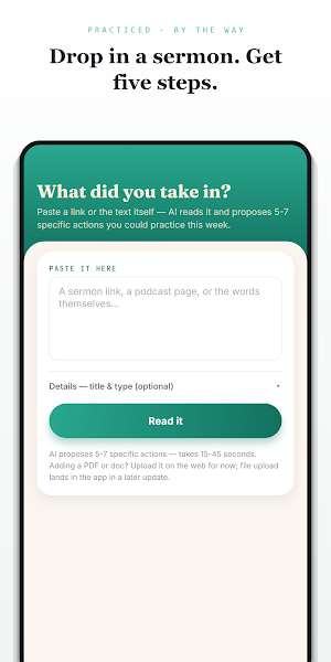 Practiced — Sermon to Action Screenshot 3