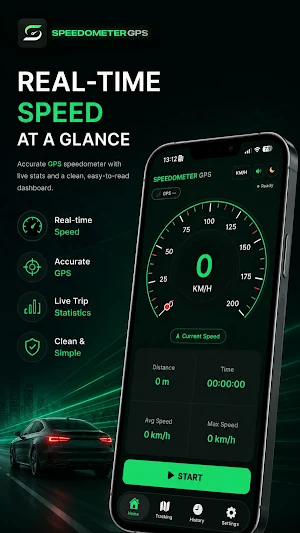 VeloX GPS Speedometer Screenshot 0