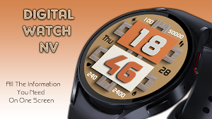Digital Watch Face NV Screenshot 1