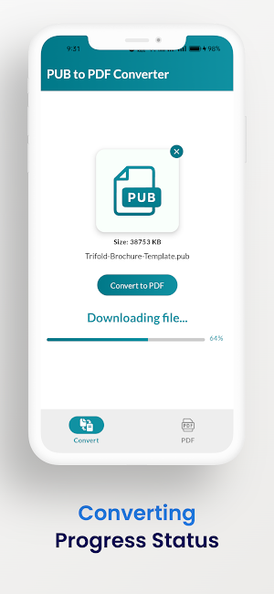 PUB to PDF Converter Screenshot 1