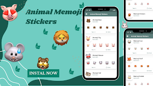 Animal Memoji Stickers Screenshot 0