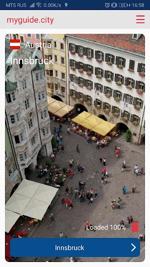 Innsbruck map guide offline tourist navigation Screenshot 0